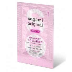 Пробник гель-смазки на водной основе Sagami Original - 3 гр.